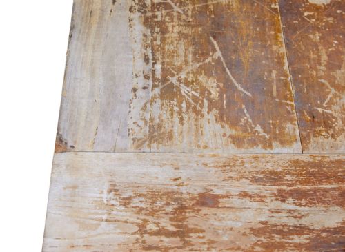 19TH CENTURY BURMESE PAINTED TEAK VILLAGE TABLE - ADDITIONAL PHOTO 6