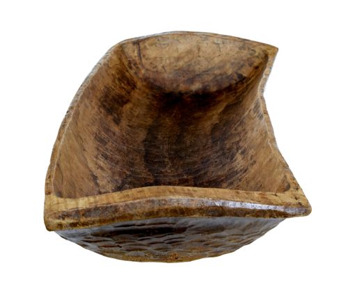 LARGE EARLY 20TH CENTURY DUG OUT BOWL - ADDITIONAL PHOTO 4