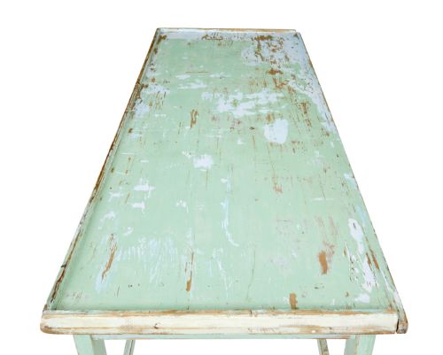 SWEDISH 19TH CENTURY PAINTED BAKING TABLE - ADDITIONAL PHOTO 6