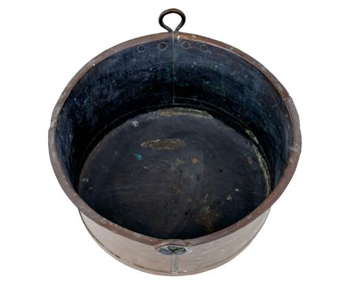 19TH CENTURY LARGE COPPER COOKING VESSEL - ADDITIONAL PHOTO 3