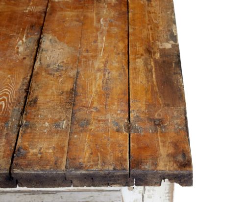 LARGE 19TH CENTURY SOLID PINE WORK TABLE - ADDITIONAL PHOTO 11