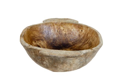 EARLY 20TH CENTURY LARGE WOODEN BOWL - ADDITIONAL PHOTO 3