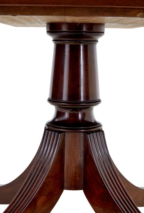EARLY 19TH CENTURY MAHOGANY BREAKFAST TABLE - ADDITIONAL PHOTO 4