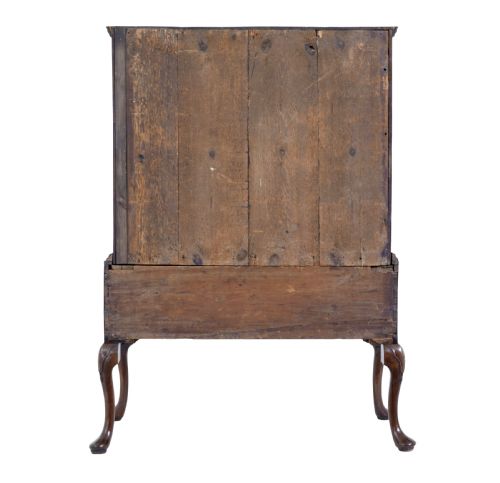 LATE 17TH CENTURY WILLIAM AND MARY WALNUT CHEST ON STAND - ADDITIONAL PHOTO 4