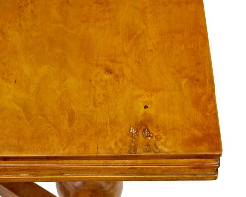 EARLY 20TH CENTURY BIRCH EXTENDING DINING TABLE - ADDITIONAL PHOTO 9