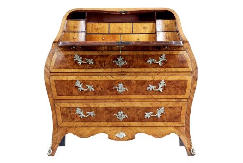 ROCOCO 18TH CENTURY YEW AND ELM BUREAU - ADDITIONAL PHOTO 1