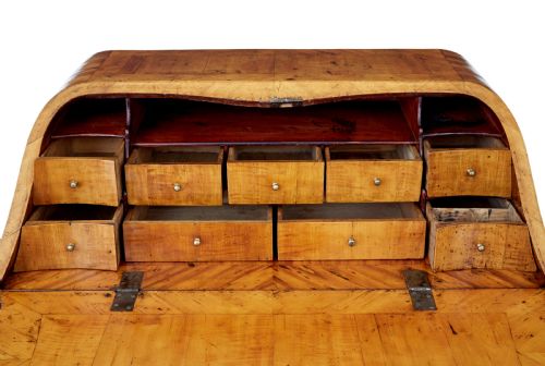 ROCOCO 18TH CENTURY YEW AND ELM BUREAU - ADDITIONAL PHOTO 11