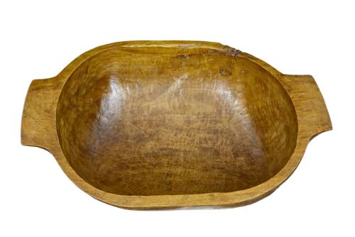 HAND POLISHED LARGE EARLY 20TH CENTURY CARVED BOWL - ADDITIONAL PHOTO 5