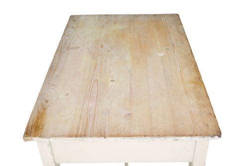 19TH CENTURY PAINTED PINE SIDE TABLE - ADDITIONAL PHOTO 6