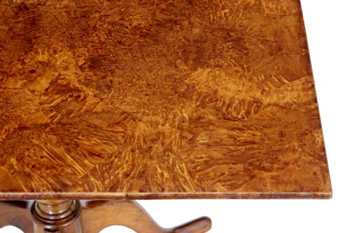 SWEDISH 19TH CENTURY ALDER ROOT TILT TOP SIDE TABLE - ADDITIONAL PHOTO 3