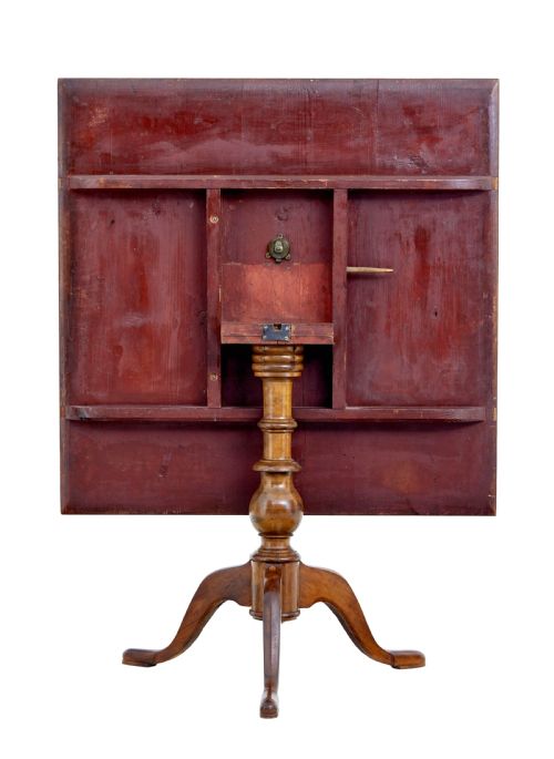 SWEDISH 19TH CENTURY ALDER ROOT TILT TOP SIDE TABLE - ADDITIONAL PHOTO 7