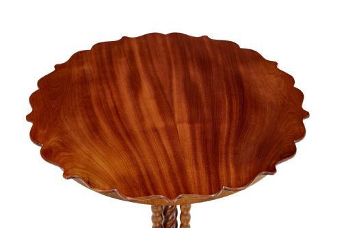 LATE 19TH CENTURY MAHOGANY BOBBIN TURNED OCCASIONAL TABLE - ADDITIONAL PHOTO 4
