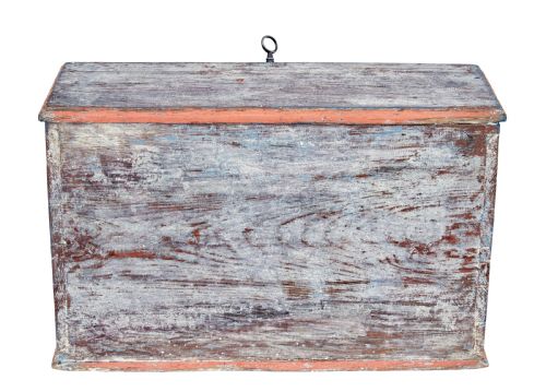 MID 19TH CENTURY SWEDISH PAINTED TABLE TOP WRITING DESK - ADDITIONAL PHOTO 7