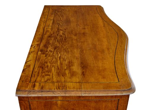 EARLY 19TH CENTURY SWEDISH OAK INLAID CHEST OF DRAWERS - ADDITIONAL PHOTO 9