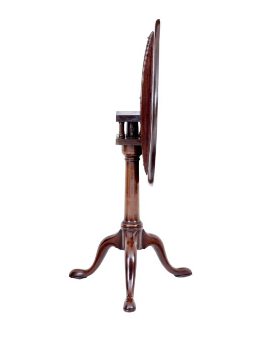 EARLY 19TH CENTURY GEORGIAN MAHOGANY TRIPOD TABLE - ADDITIONAL PHOTO 1