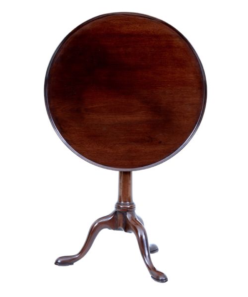 EARLY 19TH CENTURY GEORGIAN MAHOGANY TRIPOD TABLE - ADDITIONAL PHOTO 3