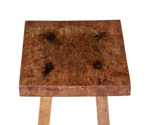 PAIR OF LATE 19TH CENTURY RUSTIC OAK PEDESTAL STANDS - ADDITIONAL PHOTO 4