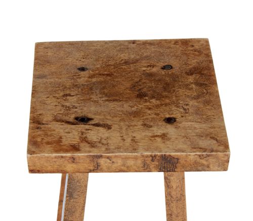 PAIR OF LATE 19TH CENTURY RUSTIC OAK PEDESTAL STANDS - ADDITIONAL PHOTO 5