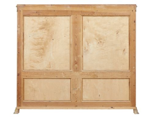 EARLY 20TH CENTURY EMPIRE REVIVAL BIRCH BOOKCASE CABINET - ADDITIONAL PHOTO 6