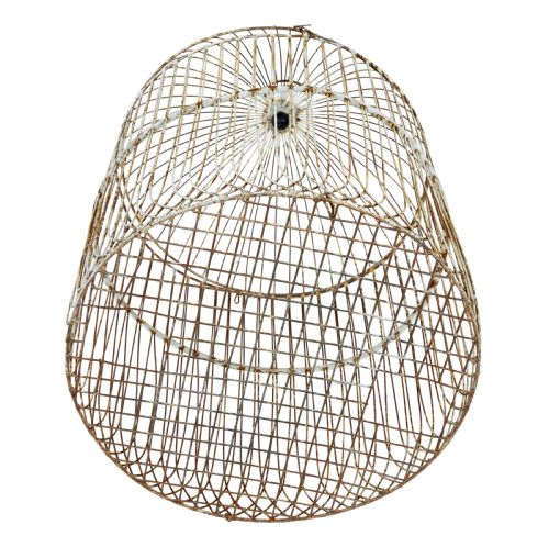 19TH CENTURY LARGE WIRE FRAME DECORATIVE BIRD CAGE - ADDITIONAL PHOTO 2