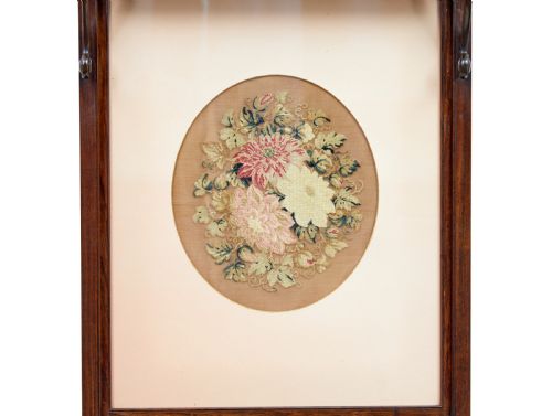 FINE PAIR OF REGENCY PALISANDER TAPESTRY FIRE SCREENS - ADDITIONAL PHOTO 9