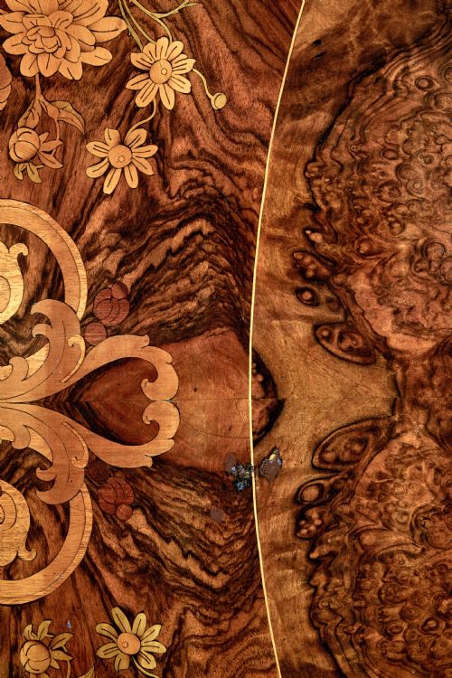19TH CENTURY INLAID WALNUT TILT TOP TABLE - ADDITIONAL PHOTO 5
