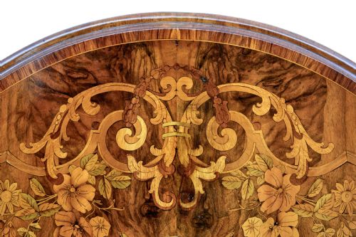 19TH CENTURY INLAID WALNUT TILT TOP TABLE - ADDITIONAL PHOTO 6