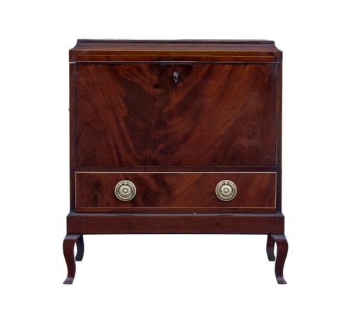 EARLY 20TH CENTURY EDWARDIAN MAHOGANY INLAID WINE COOLER - ADDITIONAL PHOTO 1