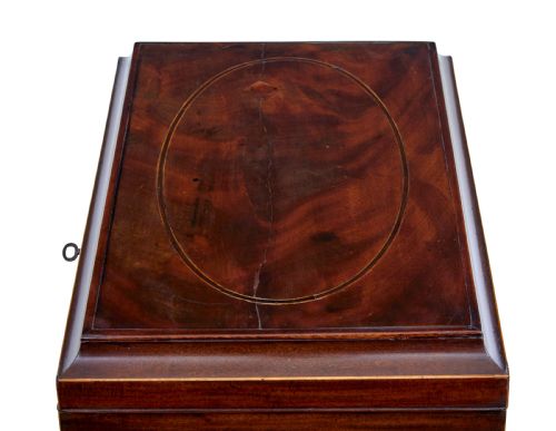 EARLY 20TH CENTURY EDWARDIAN MAHOGANY INLAID WINE COOLER - ADDITIONAL PHOTO 6