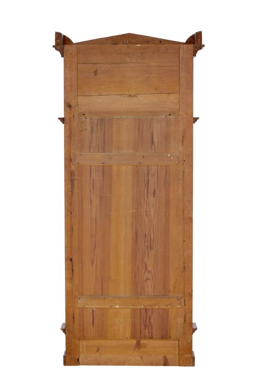 19TH CENTURY EMPIRE REVIVAL MAHOGANY PIER MIRROR - ADDITIONAL PHOTO 1