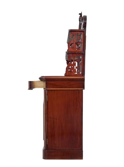 19TH CENTURY FRENCH MAHOGANY CHIFFONIER SIDEBOARD - ADDITIONAL PHOTO 2