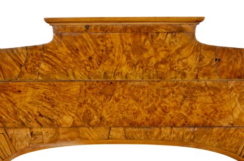 19TH CENTURY BIEDERMEIER ROOT BIRCH MANTLE MIRROR - ADDITIONAL PHOTO 2