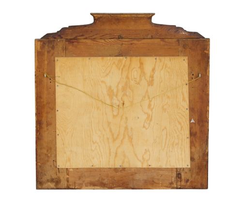 19TH CENTURY BIEDERMEIER ROOT BIRCH MANTLE MIRROR - ADDITIONAL PHOTO 4