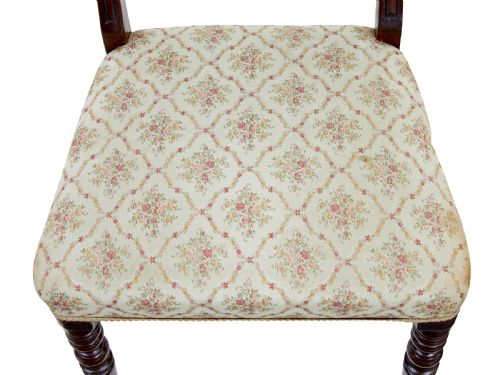 SET OF 6 19TH CENTURY REGENCY MAHOGANY DINING CHAIRS - ADDITIONAL PHOTO 6