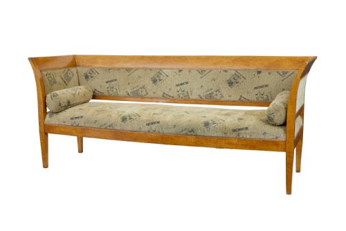 LATE 19TH CENTURY 7 PIECE BURR BIRCH LIVING ROOM SUITE - ADDITIONAL PHOTO 1