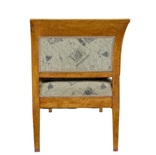 LATE 19TH CENTURY 7 PIECE BURR BIRCH LIVING ROOM SUITE - ADDITIONAL PHOTO 5