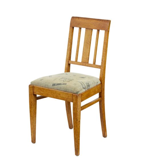 LATE 19TH CENTURY 7 PIECE BURR BIRCH LIVING ROOM SUITE - ADDITIONAL PHOTO 9