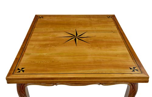 19TH CENTURY FRENCH INLAID FRUITWOOD EXTENDING DINING TABLE - ADDITIONAL PHOTO 7