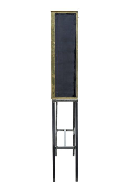 FRENCH 1920S BRASS GLAZED SHOP DISPLAY CABINET BY SIEGEL - ADDITIONAL PHOTO 6