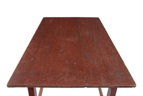LARGE 19TH CENTURY SCANDINAVIAN PINE PAINTED TABLE - ADDITIONAL PHOTO 2