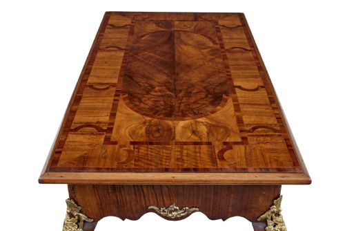 19TH CENTURY ROCOCO REVIVAL WALNUT AND ORMOLU SIDE TABLE - ADDITIONAL PHOTO 2