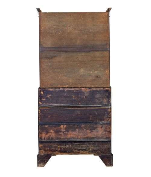 EARLY 19TH CENTURY MAHOGANY ASTRAL GLAZED BUREAU BOOKCASE - ADDITIONAL PHOTO 4