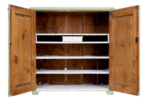 SWEDISH MID 19TH CENTURY PAINTED PINE CUPBOARD SIDEBOARD - ADDITIONAL PHOTO 1