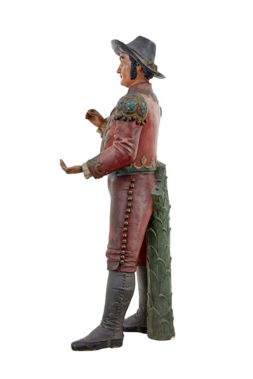 EARLY 20TH CENTURY SPANISH FIGURE TERRACOTTA PLANTER - ADDITIONAL PHOTO 1