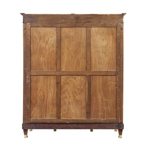LATE 19TH CENTURY FRENCH EMPIRE MAHOGANY AND ORMOLU CABINET - ADDITIONAL PHOTO 4