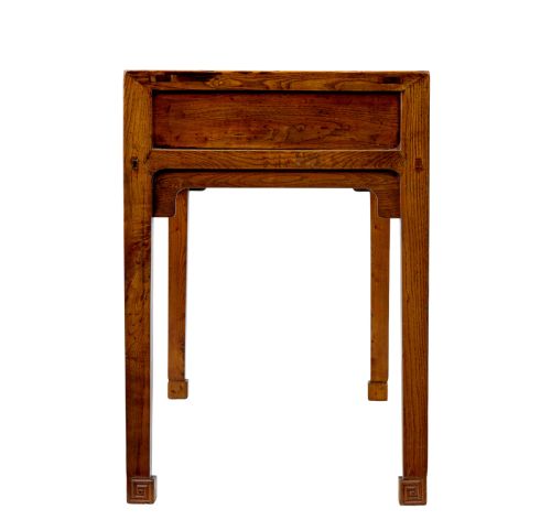 19TH CENTURY CARVED ELM CHINESE CONSOLE TABLE - ADDITIONAL PHOTO 3