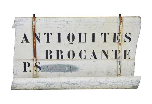 EARLY 20TH CENTURY FRENCH ANTIQUE STREET SHOP SIGN - ADDITIONAL PHOTO 2