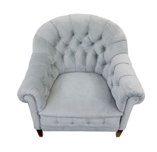EARLY 20TH CENTURY BUTTONBACK 3 PIECE SUITE SOFA AND 2 CHAIRS - ADDITIONAL PHOTO 13