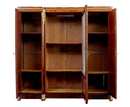 19TH CENTURY FRENCH EMPIRE INFLUENCED MAHOGANY CABINET - ADDITIONAL PHOTO 2