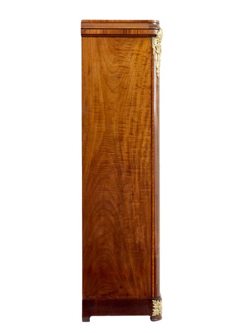 19TH CENTURY FRENCH EMPIRE INFLUENCED MAHOGANY CABINET - ADDITIONAL PHOTO 5